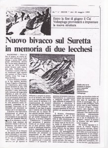 articolo Bivacco Suretta 2